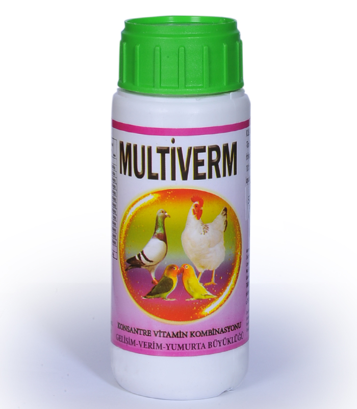 Multiverm - Gelişim Büyüme Yumurta Verimi Artırma Multivitamin